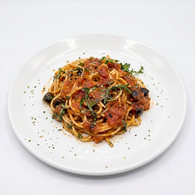 Pasta Puttanesca.