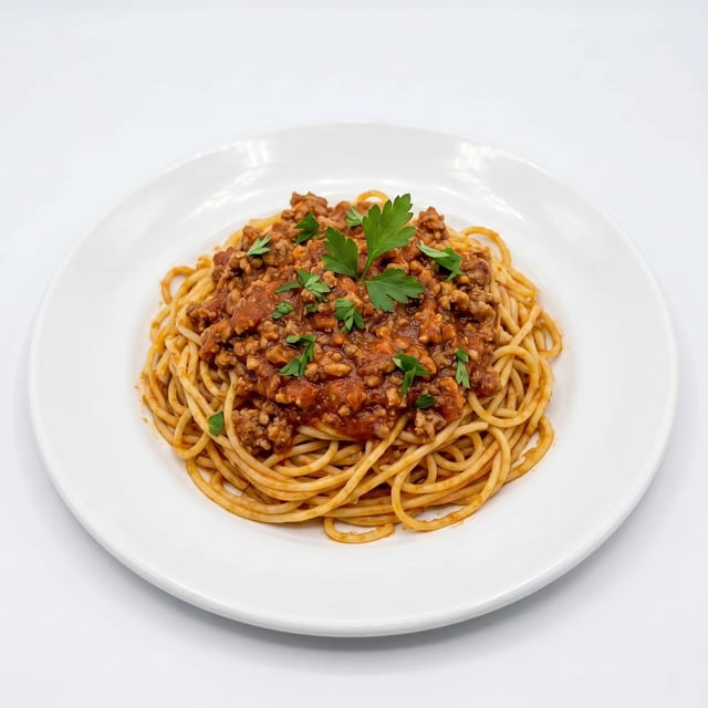 Pasta with Meat Sauce.