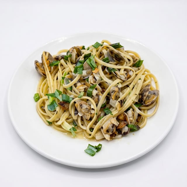 Pasta with Red Or White Clam Sauce.