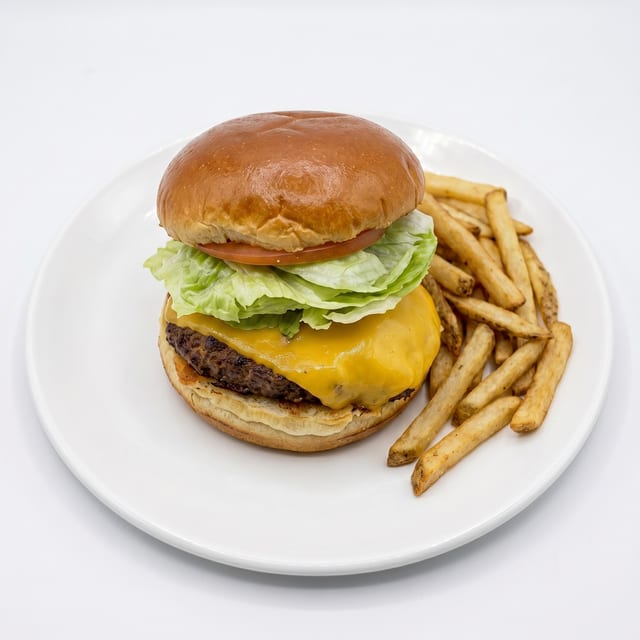 Cheddar Burger.