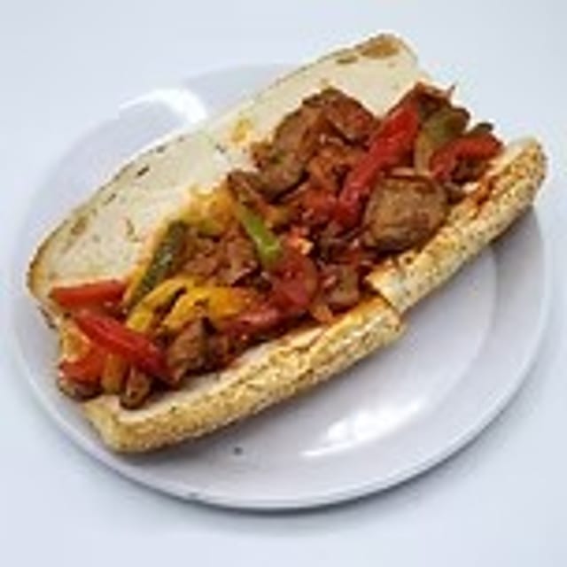 Sausage and Peppers Hero.