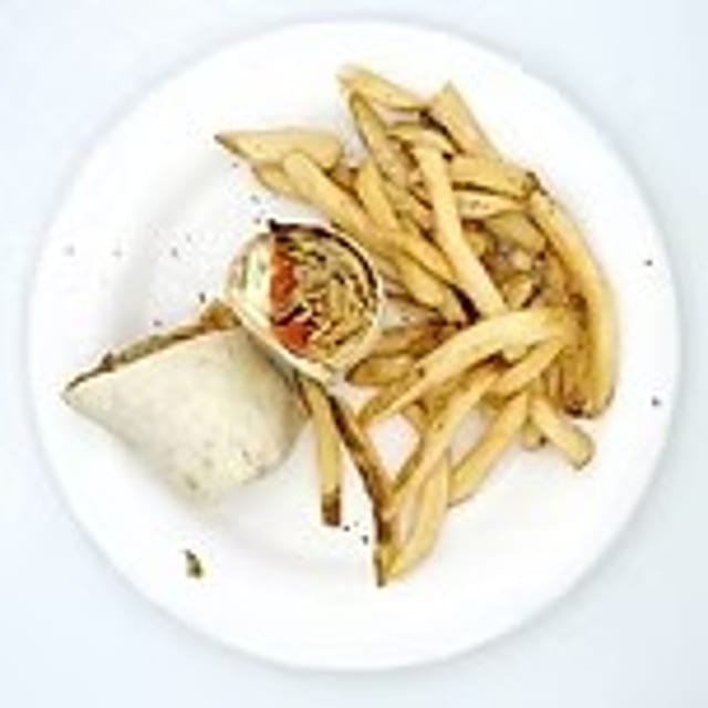 Eggs, Fresh Mozzarella, Roast Peppers Wrap.